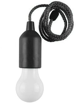 Creatieve Opknoping Lichten Outdoor Camping Tent Lamp Batterij Aangedreven Cord Lamp Hanglamp Tuin Licht Woondecoratie zwart