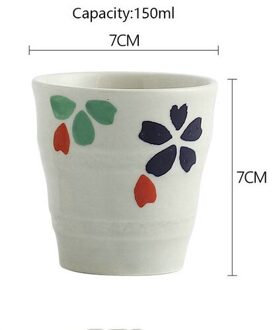 Creatieve Persoonlijkheid Japanse Stijl Water Cup Keramische Aardewerk Kopje Thee Aardewerk Casual Cup Drinkware Thee Meester Cup b