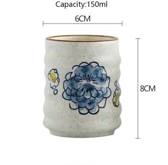 Creatieve Persoonlijkheid Japanse Stijl Water Cup Keramische Aardewerk Kopje Thee Aardewerk Casual Cup Drinkware Thee Meester Cup
