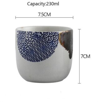 Creatieve Persoonlijkheid Japanse Stijl Water Cup Keramische Aardewerk Kopje Thee Aardewerk Casual Cup Drinkware Thee Meester Cup