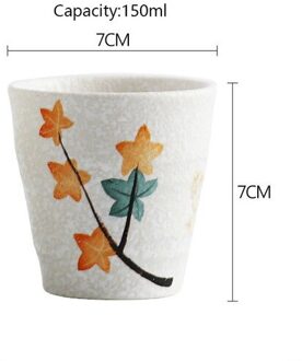 Creatieve Persoonlijkheid Japanse Stijl Water Cup Keramische Aardewerk Kopje Thee Aardewerk Casual Cup Drinkware Thee Meester Cup