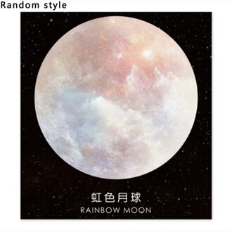 Creatieve Planetaire Post-It Notes Ronde Tearable Merkt Handige Memo Pad Bericht Notes Sticker Delicate