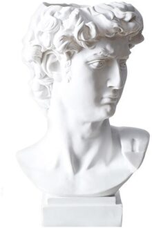 Creatieve Portret Vaas Moderne Nordic Stijl Menselijk Hoofd Decoratieve Ornamenten Hars David Medici Venus Vaas Woondecoratie