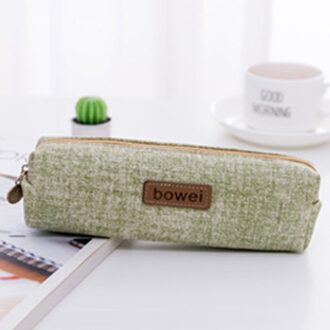 Creatieve potlood tas canvas Korea grote capaciteit etui Student vrouwelijke eenvoudige etui Potlood tas 2