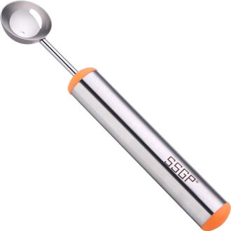 Creatieve Praktische Keuken Accessoires Roestvrij Staal One-way Meloen Bal Lepel Ijs Fruit Lepel Keuken Gereedschap D1