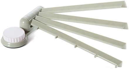 Creatieve Praktische Verstelbare Handdoekenrek Draagbare 4 Draaiende Hanger Armen Multi-functionele Keuken Badkamer Handdoekhouders groen