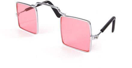 Creatieve Producten Huisdier Accessoires Kat Foto Grappige Rekwisieten Persoonlijkheid Bril Puppy Accessoires roze