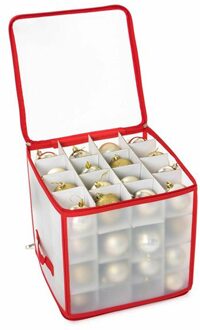 Creatieve Pvc 64 Kerstballen Bag Ornament Opbergdoos Ornament Xmas Tree Decoratie Doos Woondecoratie