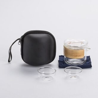 Creatieve Reizen Draagbare Theepot Quik Cup Auto Kantoor Outdoor Thee Pot Kung Fu Thee Set Vriend Teasets Een Pot en Twee Kopjes 1