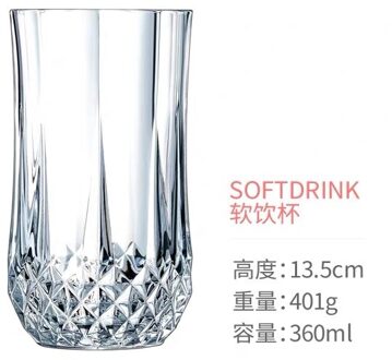 Creatieve Relief Crystal Wijnglas Handgemaakte Loodvrij Beker Champagne Brandy Kopjes Bar Drinkware M04 Softdrink