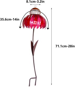 Creatieve Sensation Roze Zonnehoed Vogel Feeder Outdoor Tuin Yard Decoratie