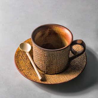 Creatieve Spiegel Reflectie Kopje Koffie Cup Met Plaat Europese Koffie Kop En Schotel Afternoon Tea Cup Set Relatiegeschenken 4