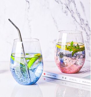 Creatieve Sterrenhemel Ei Vorm Glas Ontbijt Cup Koffie Thee Melk Sap Water Mok Rode Wijn Whiskey Cup Liefhebbers vrienden Cup paars