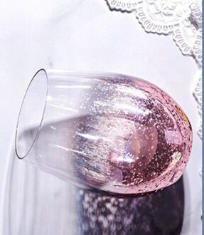 Creatieve Sterrenhemel Ei Vorm Glas Ontbijt Cup Koffie Thee Melk Sap Water Mok Rode Wijn Whiskey Cup Liefhebbers vrienden Cup roze