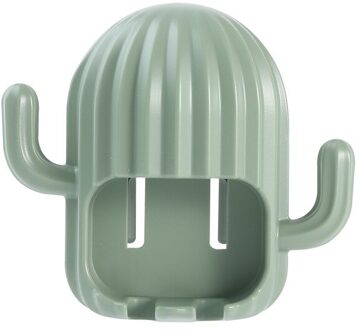 Creatieve Tandenborstelhouder Cactus Gratis Ponsen Naadloze Muur Gemonteerde Multifunctionele Fun Afvoer Zeepbakje Badkamer Accessoires 03
