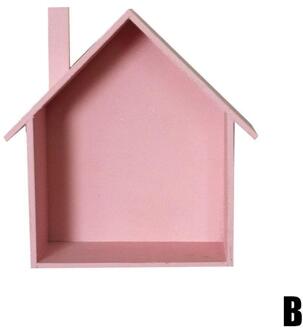 Creatieve Thuis Slaapkamer Muur Plank Originele Houten Huis Opslag Plank Organisatie Swing Plank Home Decor Kinderkamer Wanddecoratie B