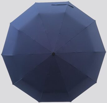 Creatieve Tien Bone Zwarte Lijm Zonnebrandcrème Paraplu Automatische Mannen Business Paraplu Reclame Drie - Zhangqing