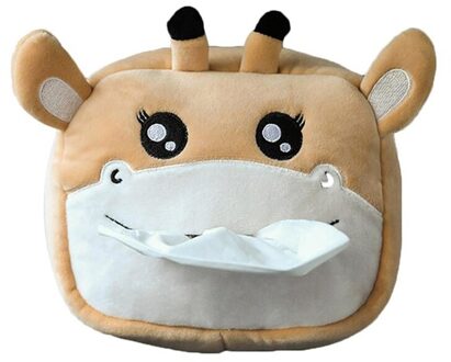 Creatieve Tissue Doos Auto Tissue Doos Leuke Servet Tissue Papier Houder Universele Auto Armsteun Producten Auto Accessoires reekalf