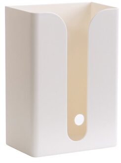 Creatieve Tissue Doos, Huishoudelijke Woonkamer, Nordic Stijl, Servet Doos, Badkamer, Non Geperforeerde Muur Type 1stk wit