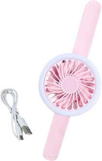 Creatieve Usb Opladen Drie Mute Fan Draagbare Licht Usb Opladen Ventilator Mini Horloge Kleine Ventilator Voor Pc Laptop Desktop