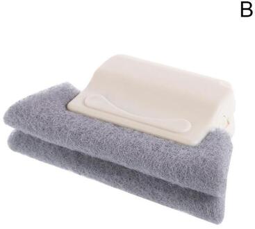 Creatieve Venster Reinigingsborstel Windows Slot Cleaner Brush Venster Groef Schoonmaakdoekje Schoon Venster Slot Clean Tool B2