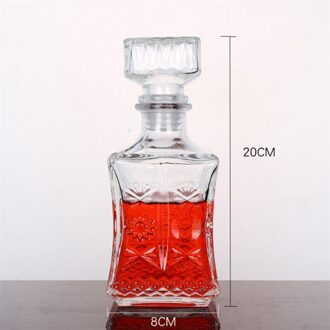 Creatieve Verzegelde Kristal Glas Rode Wijn Fles Wijn Decanter Whisky Liquor Schenker Thuis Bar Gereedschap Transparante Vodka Bier Pot Jug 500ml