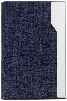 Creatieve Visitekaartjes Houder Grote Kaarten Doos Draagbare Naam Kaarten Houder Pu Visitekaarthouder Visitekaartje Case blauw