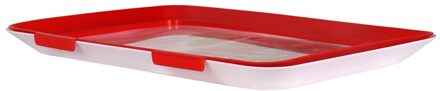 Creatieve Voedsel Behoud Lade Stapelbaar Vlees Verse Lade Magie Elastische Verse Herbruikbare Voedsel Opslag Container Opslag Gereedschap rood opslagruimte Trays