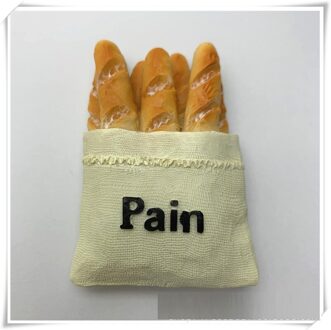 Creatieve Voedsel Koelkast Magneten Voor Thuis Decoraties Afternoon Tea Dessert Simulatie Brood Hamburg Magnetische Refrigerador Sticker Bread zak