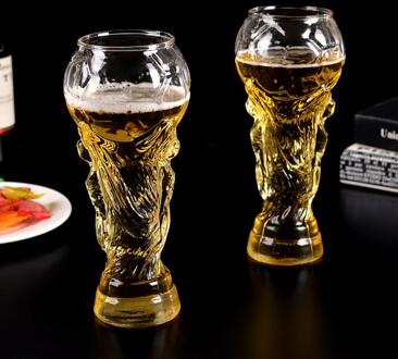 Creatieve Voetbal Mokken Bar Glas 450 ml Wijn Glazen Whisky Beker Bier Cup Beker Sap Cup Hoge Borosilicaatglas lo121412