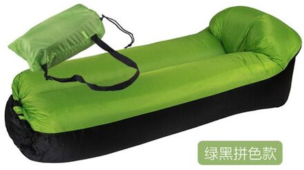 Creatieve Volwassen Patchwork Strand Lounge Stoel Opvouwbare Waterdichte Camping Slaapzak Outdoor Tuin Opblaasbare Sofa Lui Tas 4