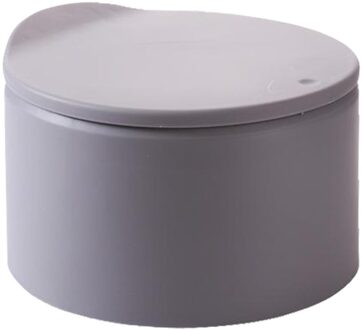 Creatieve Vuilnisbak Mini Desktop Prullenbak Kleine Verwijderbare Voor Thuis Wc Diversen Auto Keuken Werkbladen grijs
