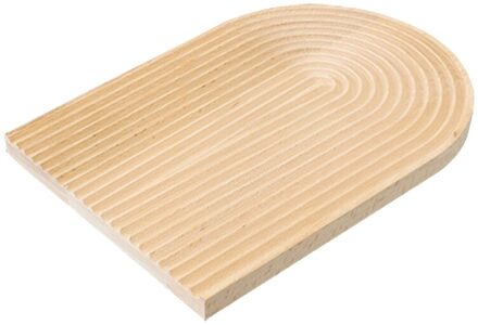 Creatieve Water Rimpel Brood Dessert Lade Snijden Snijplank Geometrische Vorm Plaatsing Plaat Gebogen Oppervlak Decor