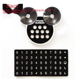 Creatieve Zachte Zuignap Tijdelijke Parkeren Teken Bewegende Auto Telefoonnummer Sign Bewegende Auto Parkeerkaart Auto Levert stijl A 1