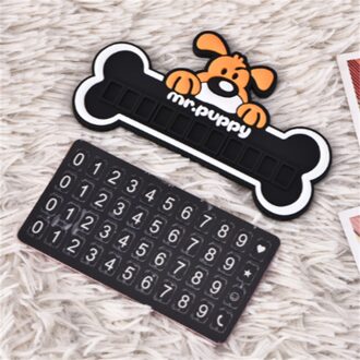 Creatieve Zachte Zuignap Tijdelijke Parkeren Teken Bewegende Auto Telefoonnummer Sign Bewegende Auto Parkeerkaart Auto Levert stijl B 3