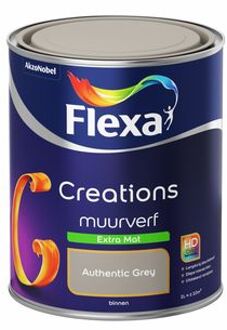 Creations - Muurverf Extra Mat - Authentic Grey - 1 liter