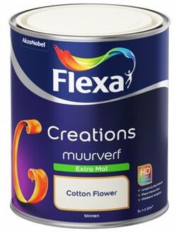 Creations - Muurverf Extra Mat - Cotton Flower - 1 liter