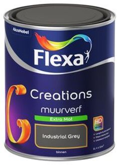 Creations - Muurverf Extra Mat - Industrial Grey - 1 liter