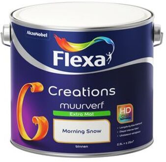 Creations - Muurverf Extra Mat - Morning Snow - 2,5 liter Wit