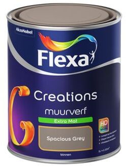 Creations - Muurverf Extra Mat - Spacious Grey - 1 liter