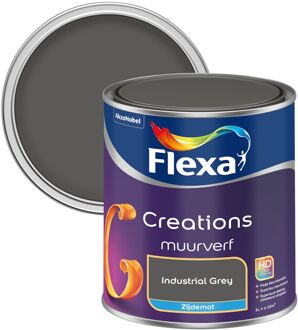 Creations - Muurverf Zijdemat - 3036 - Industrial Grey - 1 liter