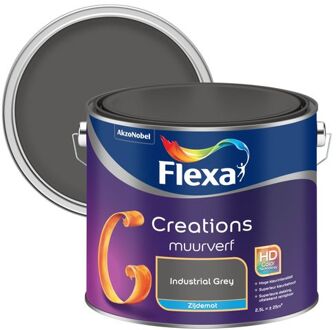 Creations - Muurverf Zijdemat - Industrial Grey - 2,5 liter