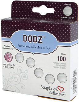 Creativ Zelfklevende dots - rol van 100 - 3D - knutsel dotz - hobby en creatief - Stickers