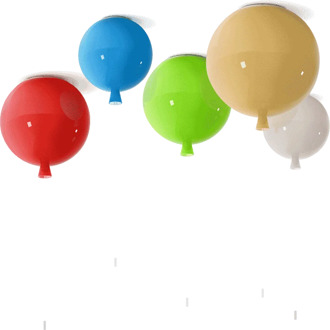 Creative Balloon Acrylic Pendant Lights Fixture Home Decor Personality Colorful Bedroom Children Room E27 Pendant Lamps