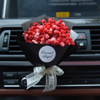 Creative Car Air Freshener Dry Flower Gypsophila Auto Air Conditioning Air Outlet Fragrance Clip Decor Ornament Car Perfume Gift