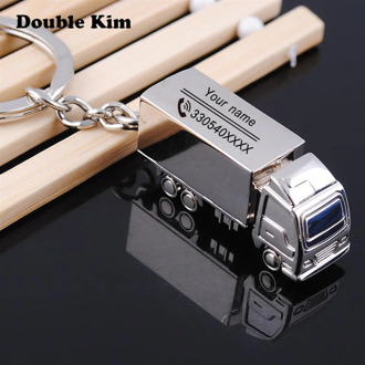 Creative Car KeyChain Customized Antilost Key Chain Small Chic Keyring for Men Women DIY Engrave Name Customized Lettering