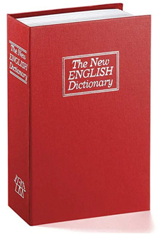 Creative Change Box Dictionary Book Insurance Box European Creative Simulation Book Safe Mini Storage Tank