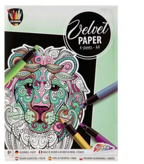 Creative Craft Group Knutselset Fluweel Papier Multikleur