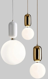 Creative Glass Ball Pendant Light Arts Cafe Bar Restaurant Bedroom Home Dining Room Nordic Pendant Lamps hanging lights