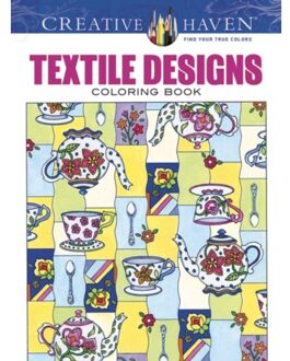 Creative Haven Textile Designs Coloring Book